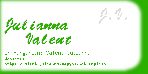 julianna valent business card